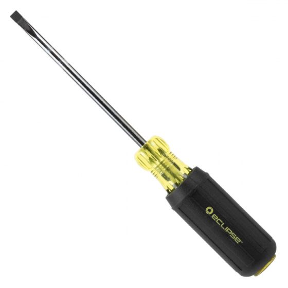 Eclipse Tools 800-099 Flat Blade Rubber Grip Screwdriver 3/16 x 4" 800-099 by Eclipse Tools