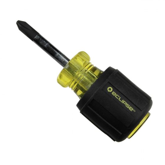 Eclipse Tools 800-102 Phillips Rubber Grip Stubby Screwdriver #2 x 1-1/2" 800-102 by Eclipse Tools