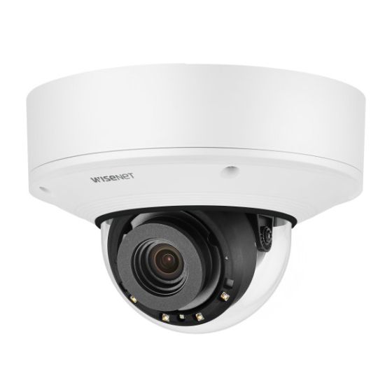 Hanwha Vision PNV-A9081RLP 4K Outdoor IR Vandal Dome AI camera with Wisenet Road AI with 4.5-10mm Lens PNV-A9081RLP by Hanwha Vision