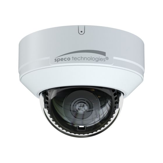 Speco O8VD3 8 Megapixel H.265 IP Dome Camera with IR, 2.8mm Lens, White, NDAA O8VD3 by Speco