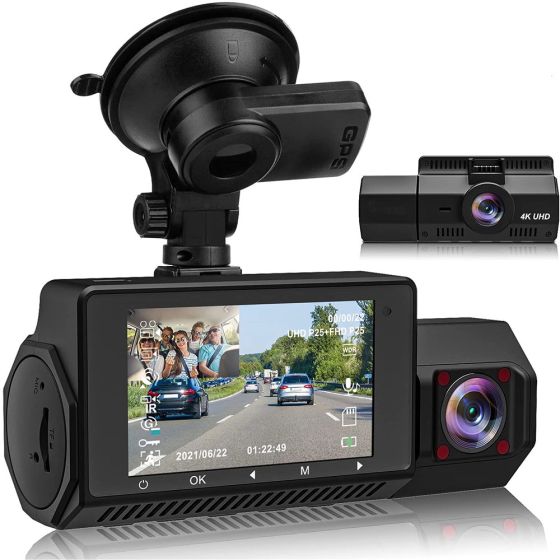 KJB C5595-4K 1080P Dual Car Dash Camera C5595-4K by KJB