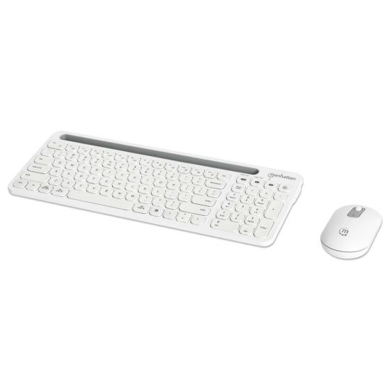 Manhattan 180580 Dual-Mode Multipoint Wireless Keyboard and Mouse Combo Set 180580 by Manhattan