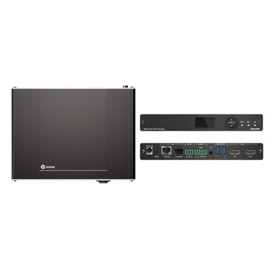 Kramer KDS-17DEC KDS 17DEC 4K60 4:4:4 AVoIP Decoder with Dante KDS-17DEC by Kramer