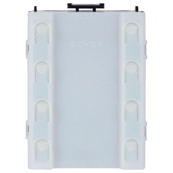 Elvox 12TS-B Additional Unit 2F+ 4-Button White LED 12TS-B by Elvox