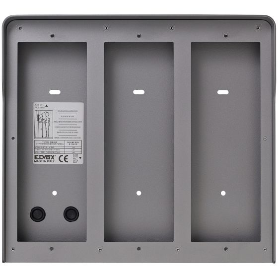 Elvox 41157-02 Pixel Surface Box 6 Modules(3x2) Slate Grey 41157-02 by Elvox