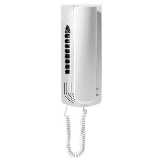 Elvox 6204 Wall Mounted Interphone for DigiBus Systems, White EL-6204 by Elvox