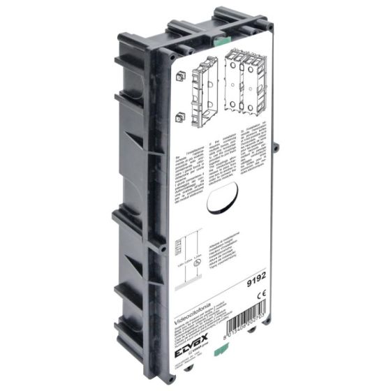 Elvox 9192 Recess Backbox for 2 Modules EL-9192 by Elvox