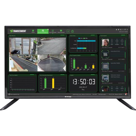 Vitek VTM-TLM43DP-4K Transcendent 43” 4K Professional Security LED Monitor with HDMI, and Display Port VTM-TLM43DP-4K by Vitek