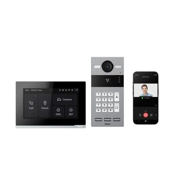 DNAKE IPK06 IP Video Intercom Kit, PoE, App Control, Multi Unlock, CCTV Integration IPK06 by DNAKE