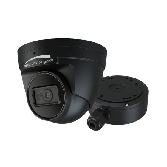 Speco V5T3B 5 Megapixel HD-TVI IR Turret Camera with 2.8mm Lens, Black V5T3B by Speco