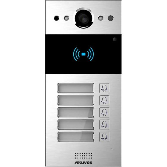 ENS R20BX5 SIP Intercom with Five (5) Buttons (Video & Card reader) R20BX5 by ENS