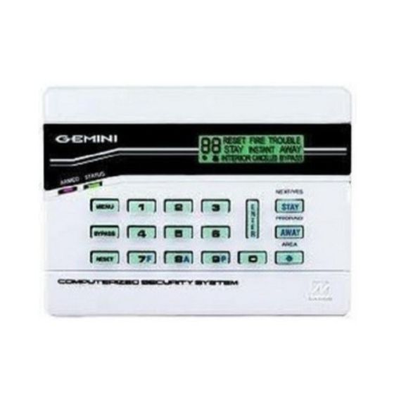 Napco GEM-K4RF Gemini RF Series 32-Point Keypad Wireless GEM-K4RF by Napco