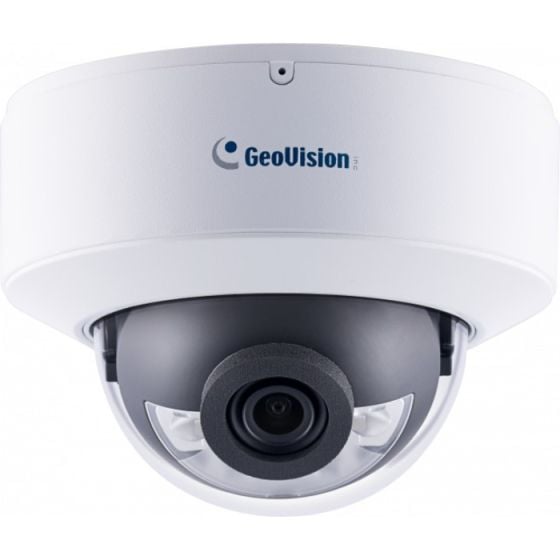 Geovision GV-GDRN4800-2F 4 Megapixel Network IP AI-ISP White LED WDR Pro Mini Fixed Rugged Dome Camera with 2.8mm Lens 84-GRN4800-2F10 by Geovision