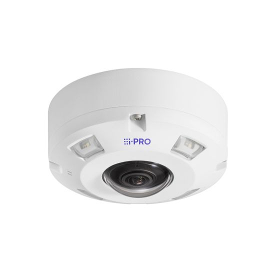 Panasonic WV-X45501-F1L 5 Megapixel Network IP Outdoor IR Sensor AI Fisheye Camera with 0.95mm Lens, White WV-X45501-F1L by Panasonic