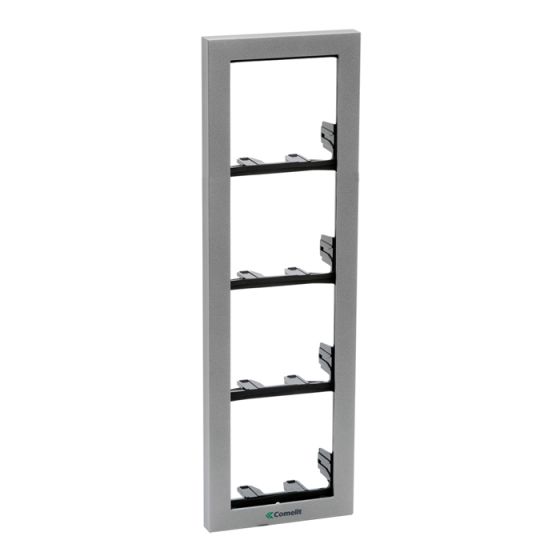 Comelit 3311-4S Module-Holder Frame Complete With Cornice For 4 Module 3311-4S by Comelit