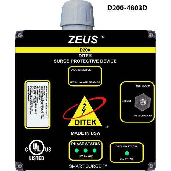 Ditek D200-4803D 200KA/ø, 100kA, Mode Surge Protective Device D200-4803D by Ditek