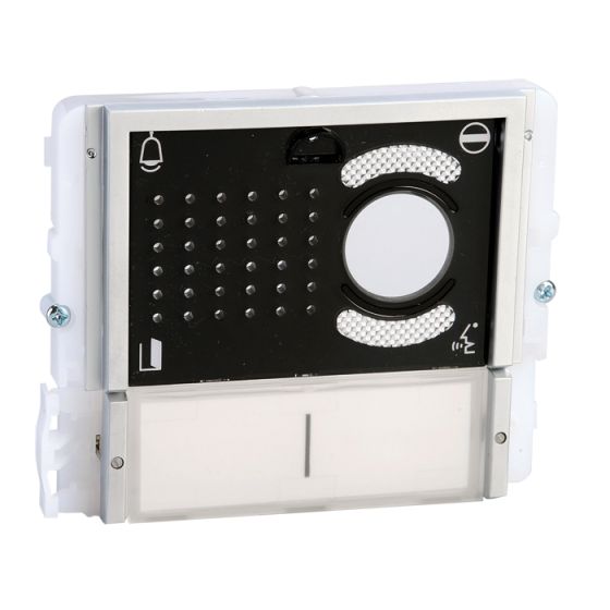Comelit 33412 Two-Button Audio/Video Module With Black Faceplate 33412 by Comelit