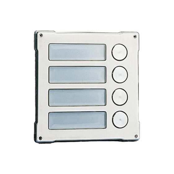 Comelit 3164 Vandalcom Series Clean Contact 4-Button Module 3164 by Comelit
