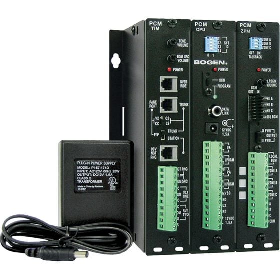 Bogen PCMSYS3 Pre-Assembled 3-Zone PCM2000 Paging System PCMSYS3 by Bogen