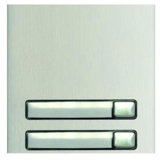 Alpha N3120-AL 2 Button NEXA Panel Module, Aluminium N3120-AL by Alpha
