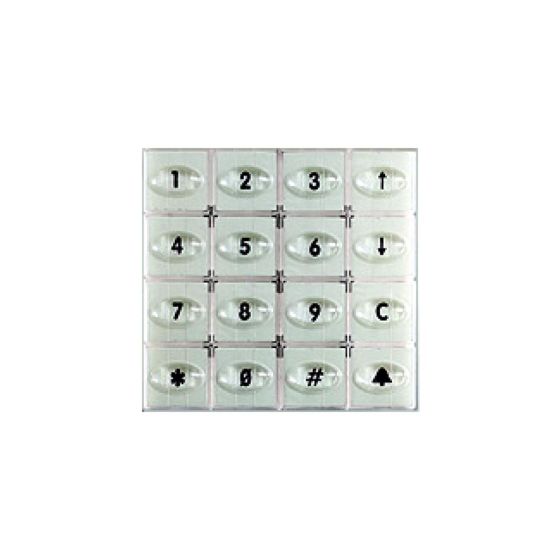 Alpha EMVDB1W Vandal-Resistant Keypad Digital Module, Used with DB1W Display Module, White EMVDB1W by Alpha