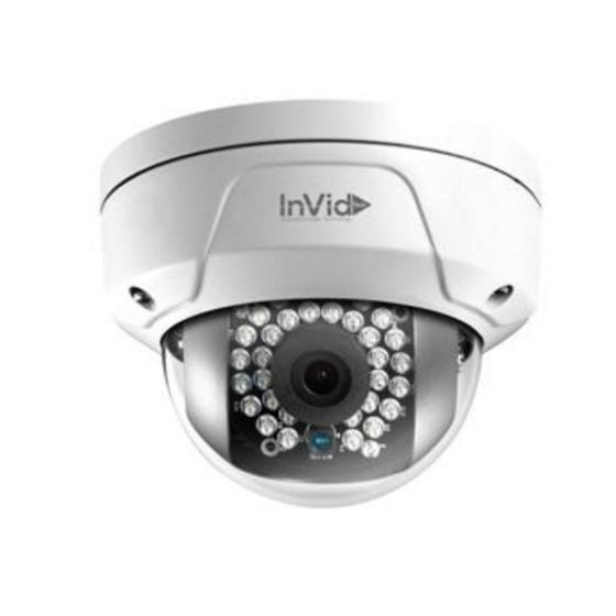 InVid ULT-P4DRIR2812 4 Megapixel Outdoor IR Network IP Dome Camera, 2.8-12mm Lens ULT-P4DRIR2812 by InVid