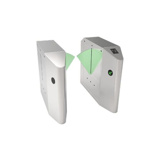 ZKAccess FB1222 Double Wing Flap Barrier for Additional Lane with Fingerprint and RFID Access Control System FB1222 by ZKAccess