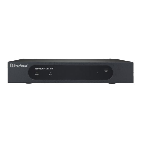 EverFocus EPRO32-16 32 Channels Network Video Recorder, 16TB EPRO32-16 by EverFocus