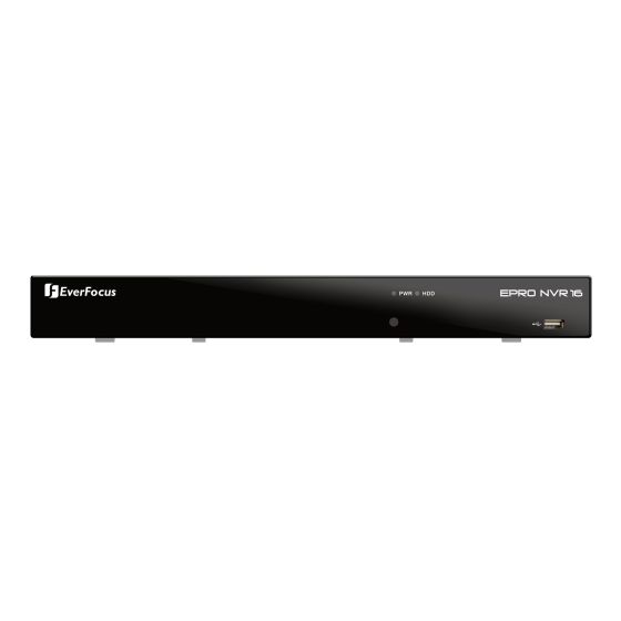 EverFocus EPRO16-2T 16 Channels Embedded Network Video Recorder, 2TB EPRO16-2T by EverFocus