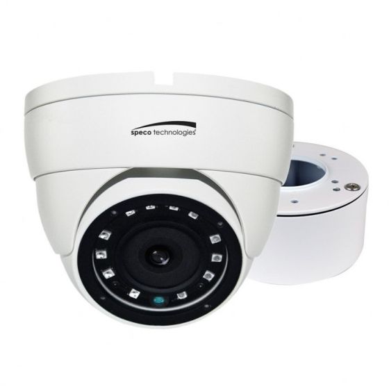 Speco VLDT4W 1080p HD-TVI/AHD/CVI Outdoor Analog Dome Camera, 3.6mm Lens VLDT4W by Speco