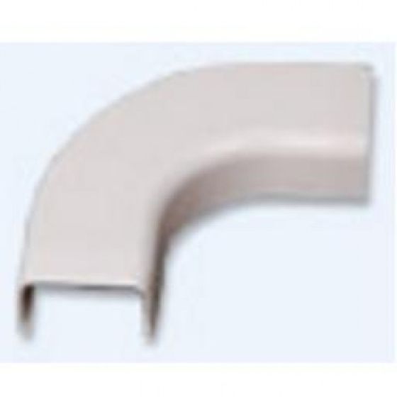 Wire Trak FM90375W Raceway Fitting, Flat 90 Elbow, White FM90375W by Wire Trak