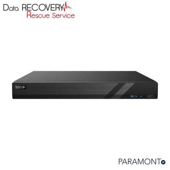 InVid PN1A-16X16-2-20TB 16 Channels 4K Network Video Recorder with 16 Plug & Play Ports, 20TB PN1A-16X16-2-20TB by InVid