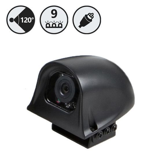 RVS Systems RVS-775L-01 120° 420 TVL Black Left Side Camera, 66' Cable, 2.1mm Lens RVS-775L-01 by RVS Systems