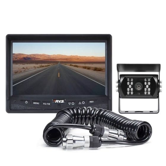 RVS Systems RVS-770613-213-02 620 TVL Backup Camera, 9" Display, Trailer Tow Quick Connect Kit RVS-770613-213-02 by RVS Systems