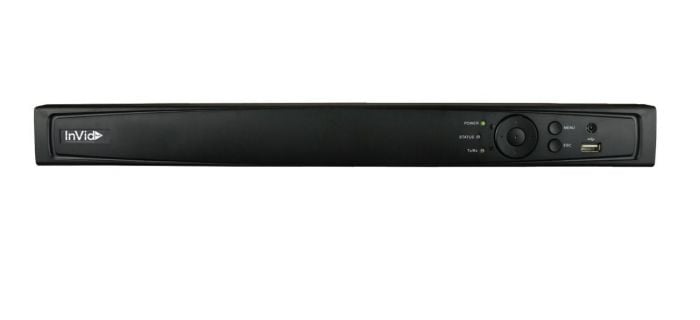 InVid UN1A-8X8-16TB 8 Channel Network Video Recorder with 8 Plug and Play Ports, 16TB UN1A-8X8-16TB by InVid