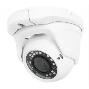 Active Vision ACC-V706N-24VD-W 1080P 4-in-1 AHD, HD-TVI, HD-CVI, and Analog Varifocal IR Vandal Dome Camera, White, 2.8-12mm Lens