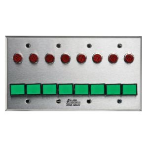 Alarm Controls SLP-8L Eight DPDT Latching Switch Monitoring/Control Station