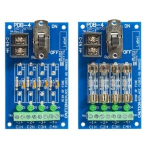 Securitron PDB-4C2 4 PTC Polyswitch Output, 2 Amp Power Distribution Board
