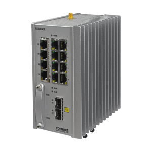 Comnet RLGE2FE16R-S-12-288P Enhanced Security SCADA-Aware Ethernet Layer 2 Managed Switch/Layer 3 Router