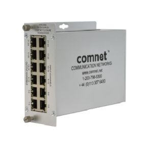 Comnet FDC24NLSFP 24 Channel Duplex Contact Closure Transceiver (Non-Latching Relays), SFP Interface