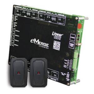Linear 620-100270P eMerge Elite 2-Door, 2-Reader Access Control Module Bundle with Power Distribution Module