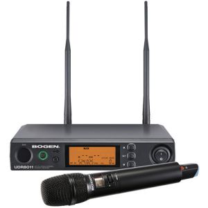 Bogen UHF8011HH Microphone Handheld System, Includes Microphone Clip, Receiver and Batteries