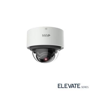 InVid ELEVI-C5DRXIRA27135 5 Megapixel TVI / AHD / CVI / CVBS Outdoor IR Dome Camera, 2.7-13.5mm Lens