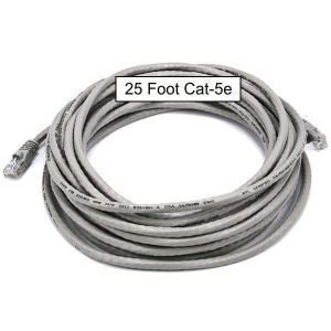 Security Dynamics PSC-25cu Cat5e Pure Copper Cable, 25 Feet