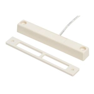 Nascom N400W-SWHS Surface Mount Industrial Bar Open Loop Switch, Jacketed Wire Leads, White (10 pack)