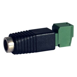 Speco DCPLGBLOKM DC Plug to Terminal Block, Male, Pack of 10