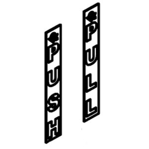 Adams Rite 20-0099 Push and Pull Indicator