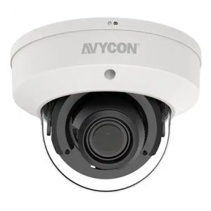 Avycon AVC-TV52M 5 Megapixel 4-in-1 HD-TVI/CVI/AHD/Analog Outdoor IR Vandal Dome Camera, 2.7-13.5mm Lens, White
