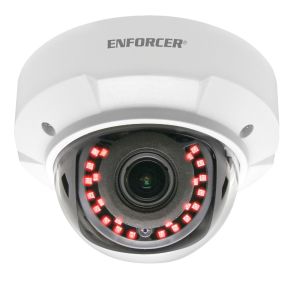 Seco-Larm EV-Y2501-AMWAQ 5MP 4-in-1 HD Varifocal Vandal Dome Camera, 2.8-12mm Lens, White
