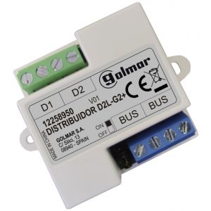 Alpha D2L-G2 2-Way Floor Splitter for G2+ System